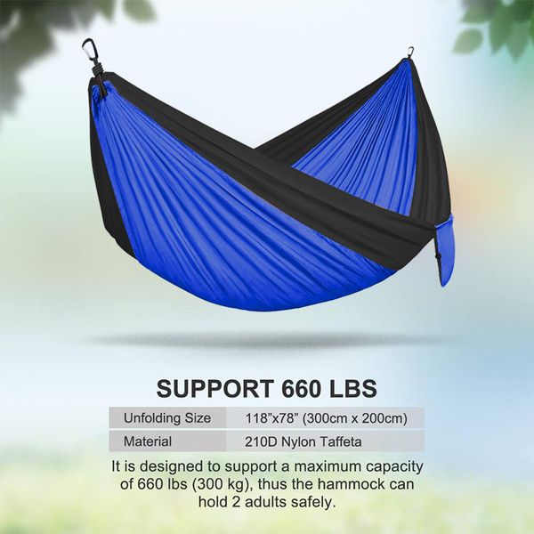 

cubic tentdouble hammock outdoor/indoor furniture camping parachute backpack travel survival hunting sleeping portable hanging bed
