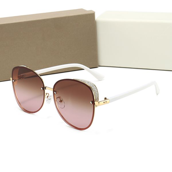

luxury designer sunglasses for men women outdoor summer square style metal full frame uv protection come, White;black