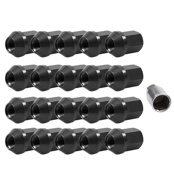 

20 pieces universal car m12 1.25 wheel drive lug nuts aluminium wheel bolts