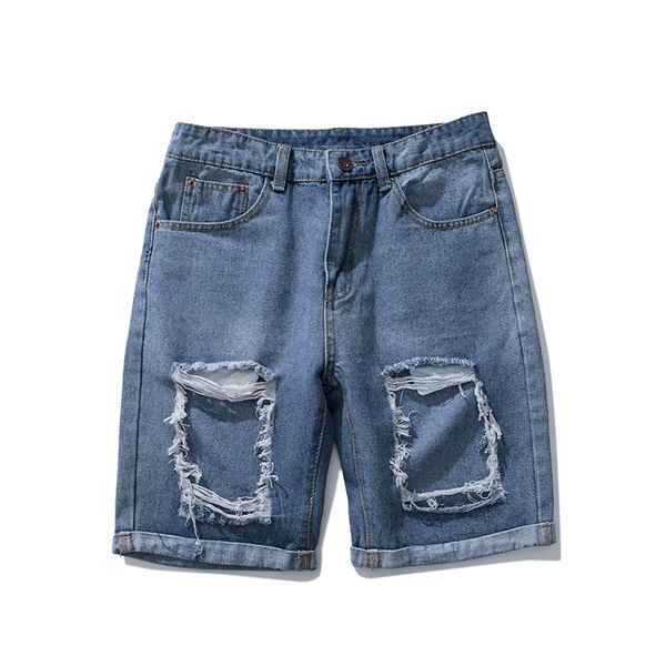 

men shorts brand summer new men jeans shorts plus size fashion designers cotton jeans men's slim zzg50, White;black