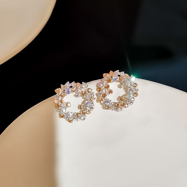 clear ear studs