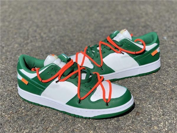 

est authentic off sb dunk low leather pine green midnight navy university red white wolf grey ct0856-100 men basketball shoes size 36
