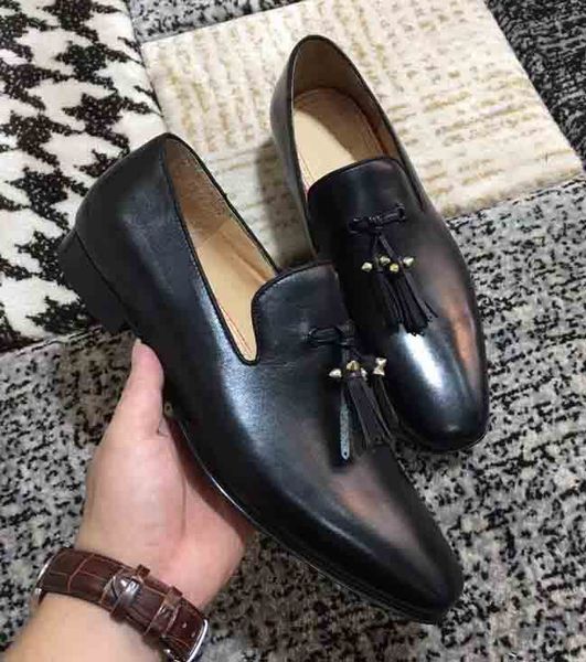 

luxury red bottom oxford greggo orlato flat men's walking shoes,outdoor business party dress bussiness slip on loafers, Black