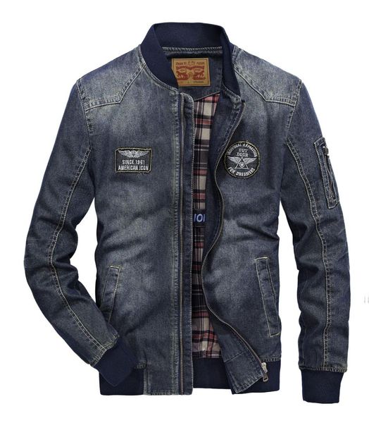 

men jacket and coat trendy warm fleece thick denim jacket 2019 winter fashion mens jean outwear male cowboy plus size, Black;brown