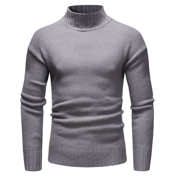 

men sweaters 2019 men's knitwear men's solid colour crew neck sweaters, White;black