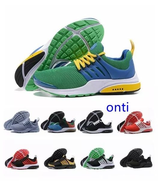 

prestos 5 v yellow running shoes for men women presto ultra br qs fashion triple s fly casual mens sport sneakers, Black