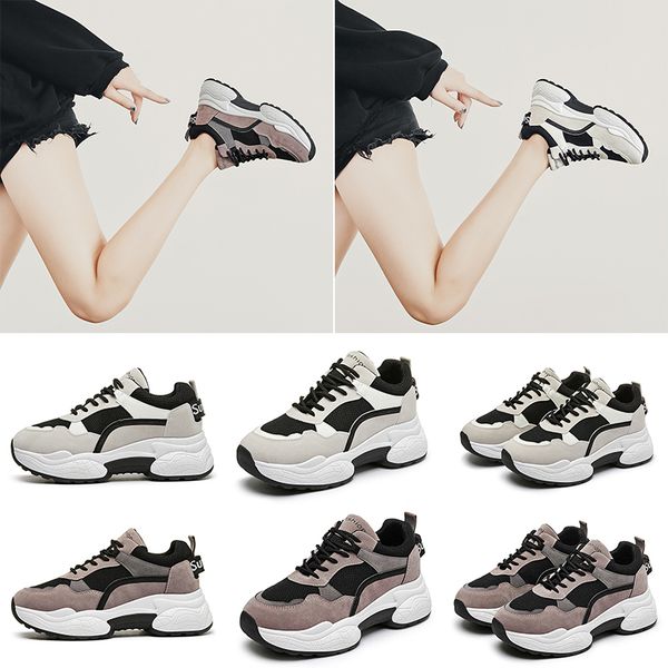 

women youth girls fashion running sport shoes grey black grown non brand jogging sneaker size 35-40, White;red