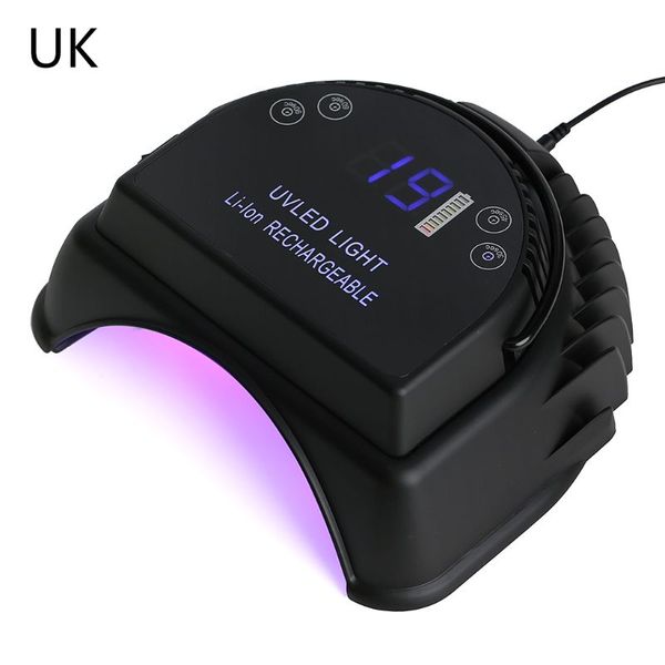 

lithium battery wireless charging uv nails led lamp ptherapy machine x7ja