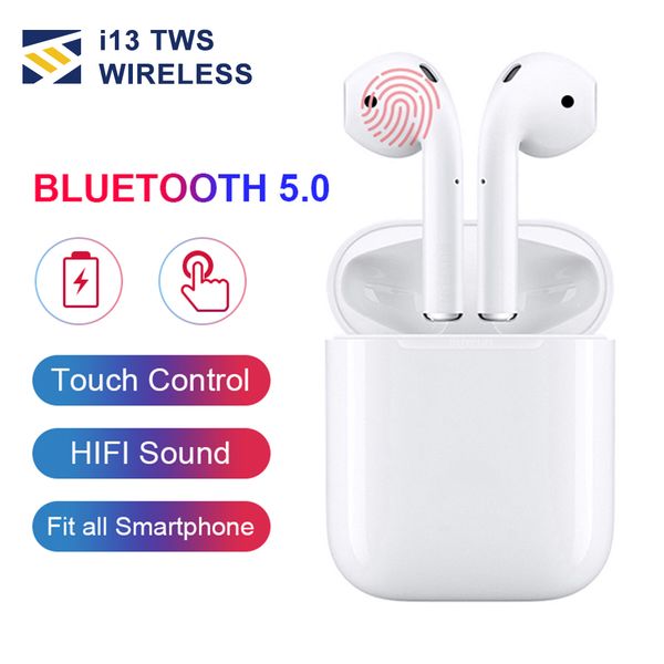 

I13 tw pop up wirele headphone earphone 5 0 bluetooth earbud air colorful touch control pod head et pk i14 i88 i10 i12 i9 tw box