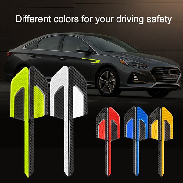 Car Door Stickers Anti Collision Warning Mark 3d Reflective Tape Waterproof Safety Reflect Strip Light Reflectors Auto Protect Accessories Australia
