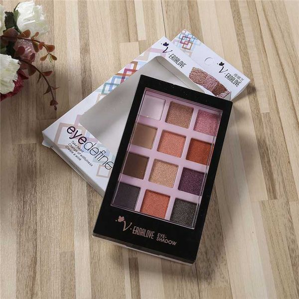 

eye shadow 12 color professional eyeshadow palette pearl glow shimmering