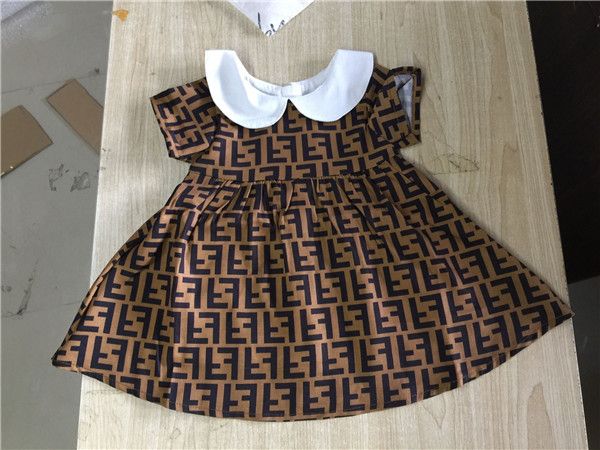 

Готовы к отправке Babies Girls Brown dress Детское летнее платье балетной пачки reatil одежда