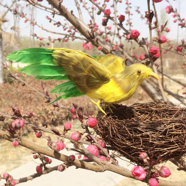 

realistic birds crows for garden weding home decoration