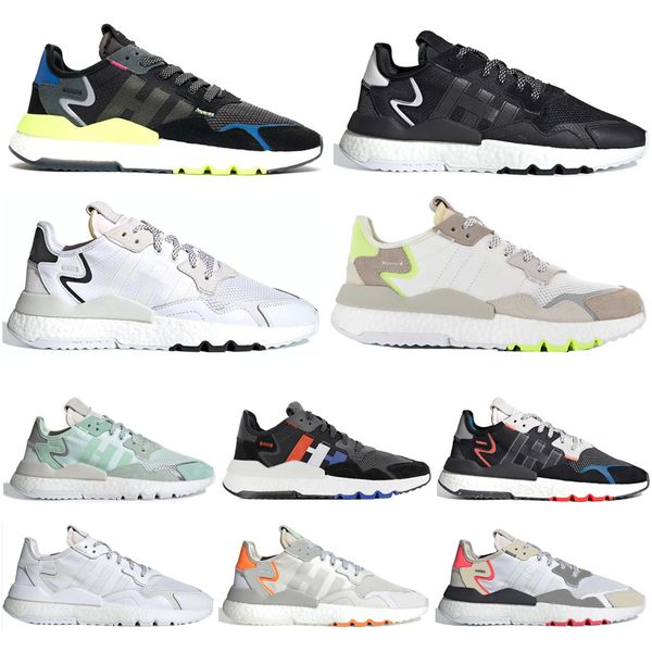 

2019 Hotsale Nite Jogger 3M Reflective Running Shoes Beige Black ICE MINT TRACE PINK Footwear White Women Mens Trainer Sports Sneakers 36-45