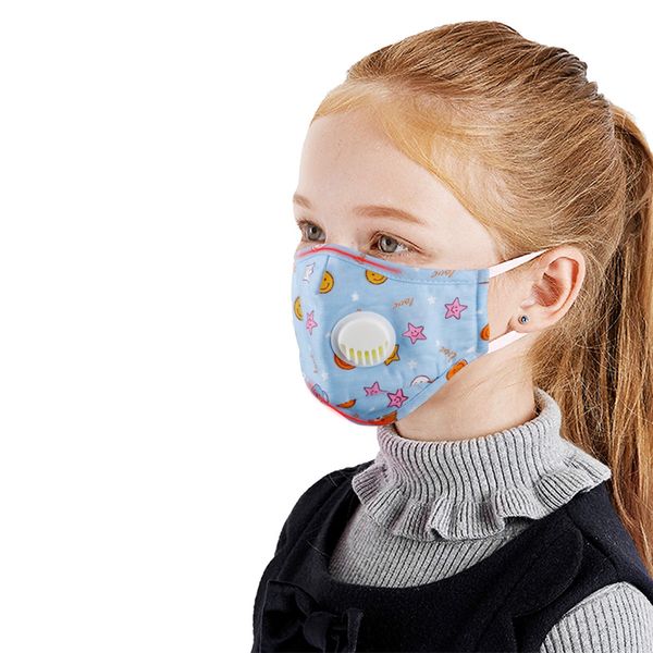 

pm2.5 детская маска мальчики девочки мультфильм рот маски для лица дети анти-пыль дышащая ушная раковина моющиеся многоразовые хлопчатобумаж