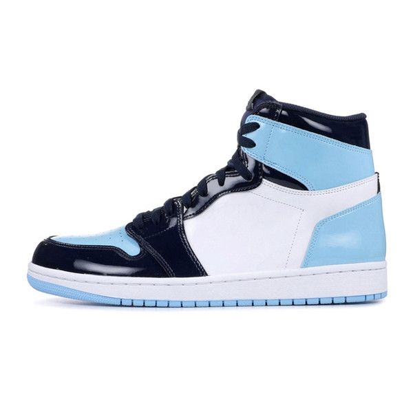 

unc to chicago mens basketball shoes 1s high og bloodline obsidian pine turbo green travis scotts 1 jumpman men women sports sneaker #998