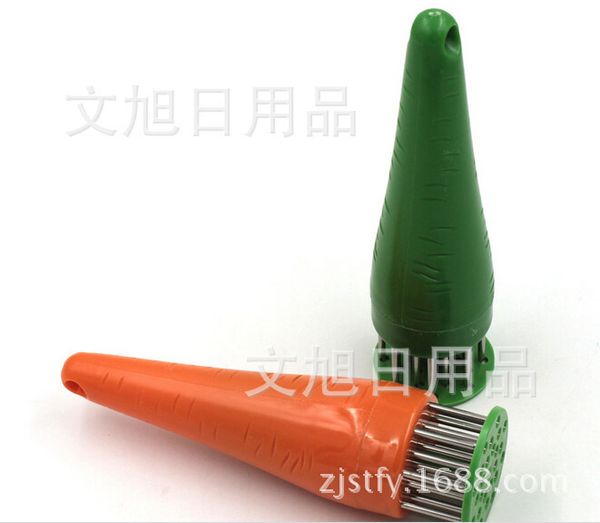 

spot supplies plug-in card dress originality carrot form stainless steel tender steak needled pine meat tasty broken needle