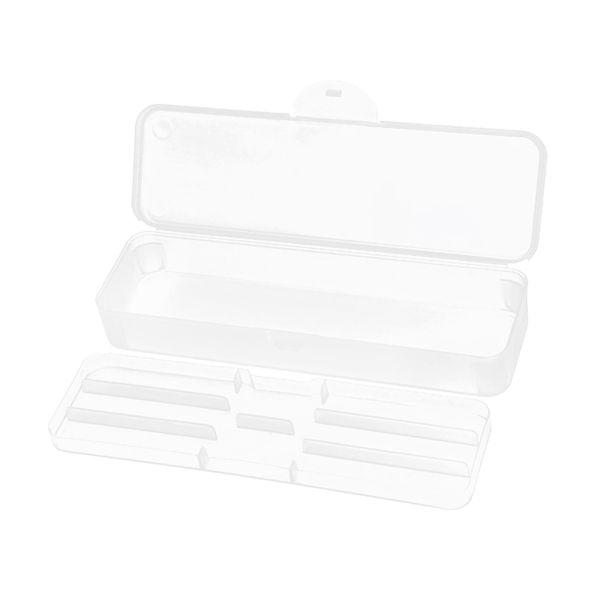

two layer storage box nail file dotting drawing brush container case