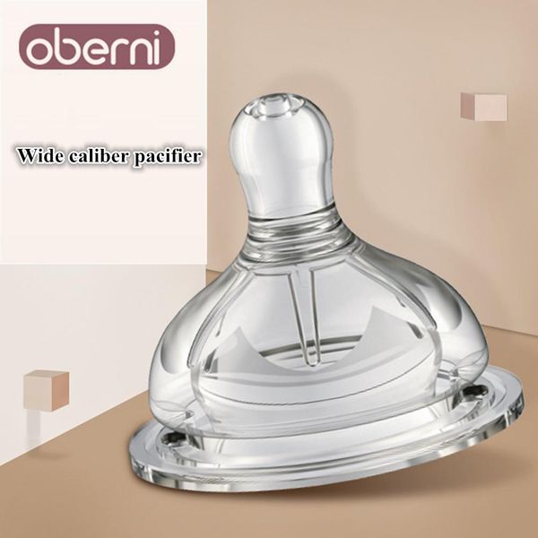 

kidlove oberni baby large caliber nipple 5cm imitation breast milk grade silicone nipple bottle parts