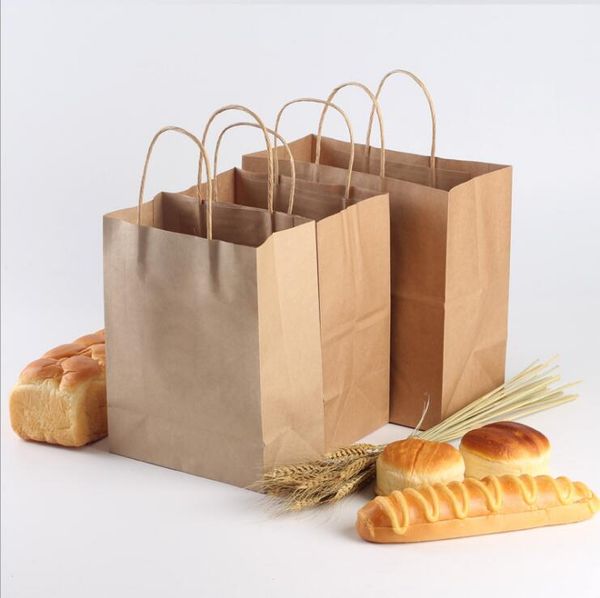 

paper bag tote bags baking west point packaging bag takeaway packaging bag gift clothing bags customized printing logo 200602