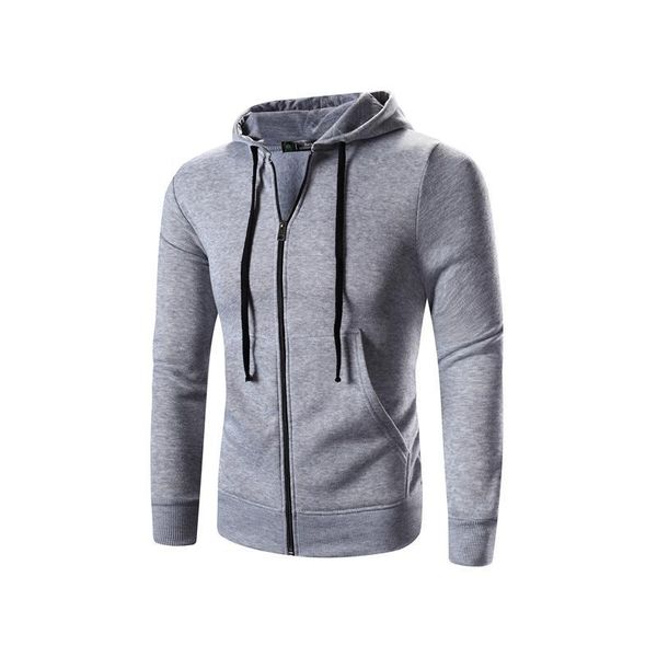 

spring & autumn mens casual coat men's classic hoodie apparel clothes male hoodies & sweatshirts zip up hoody jackets, Black