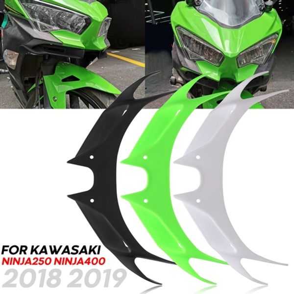 

fairing headlight windscreen center cowl panel fairing for ninja250 ninja400 ninja 400 ninja 250 2018 2019