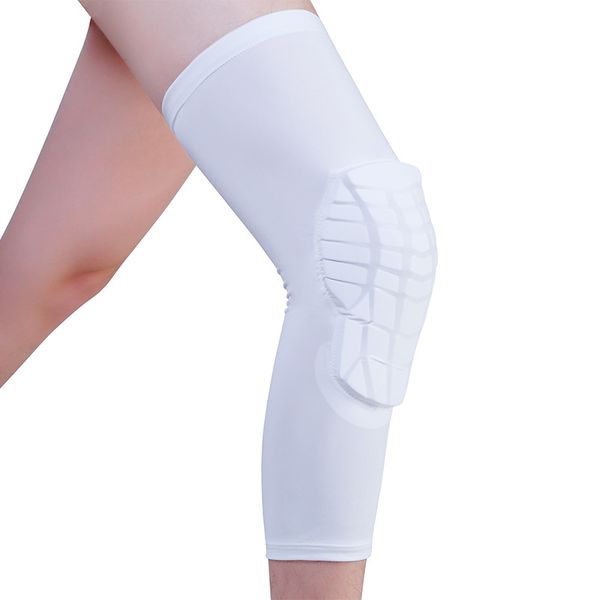 

new arrivals honeycomb sports knee protector basketball running fitness soft kneepads sports protective gear riding knee support, Black;gray