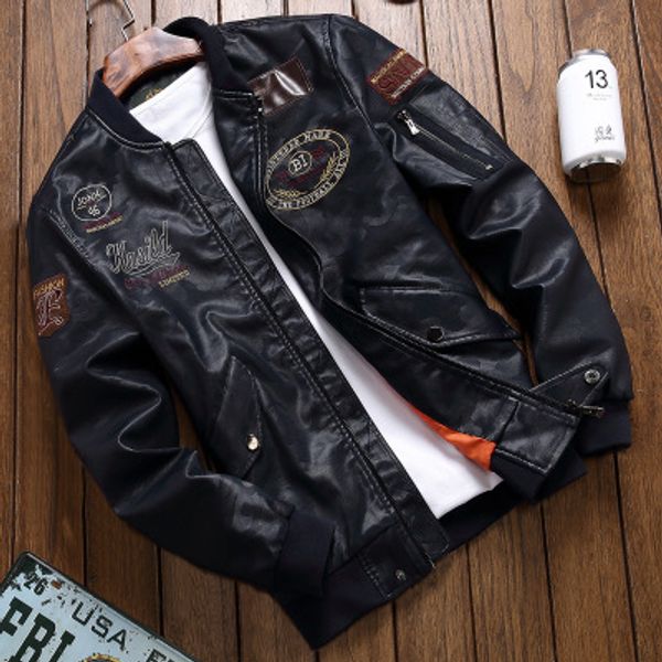 

mens designer jackets fashion new arrival motorcycle coat mens luxury letter print with pattern trend jackets men coat, Black;brown