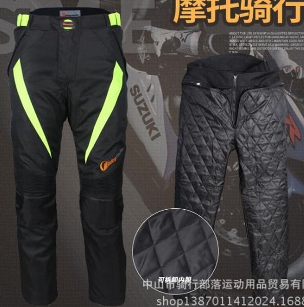 

new 2020 ridingtribe winter waterproof cycling suit suit anti-fall motorcycle clothing motorcycle riding pants, Black