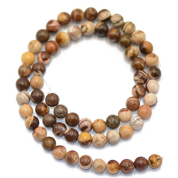 

кофе австралийский зебра jasper круглый gemstone loose бусы strand 15 дюймов