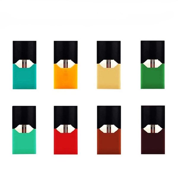 

Top quality JUCE Pods 8 kinds Ceramic Cartridge 0.7ml Capacity Pod no Leak Compatible for Empty JuuI pods kits Battery
