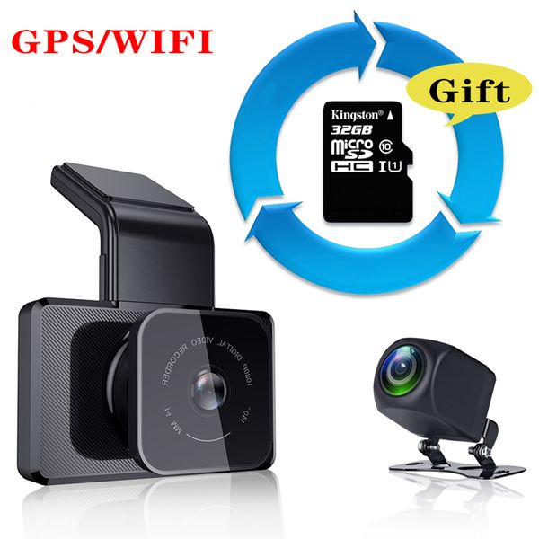

car dvr 3" wifi gps speed n gps coordinates 1080p hd night vision 1080p dash cam camera video recorder auto registrar dashcam