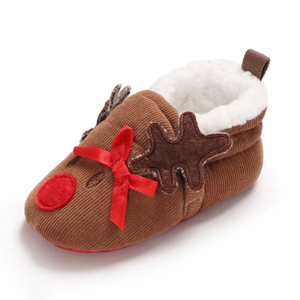 

детские кроватки обувь зима рождество малышей infant снега сапоги мягкой подошвой кроссовки 85wa