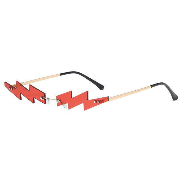 

rimless punk retro sunglasses new fashion for men women personality 2020 personality sunglasses driving eyewear s2041, White;black