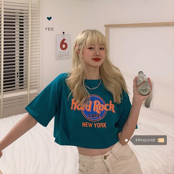 

pphome simple printed t-shirt 3 colors pphome simple printed t-shirt 3 colors, White