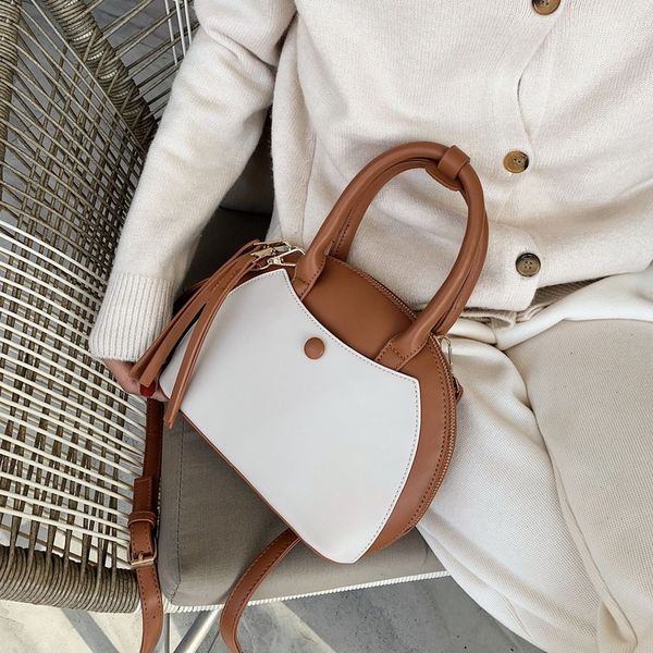 

2020 женские сумки на ремне малый fragrance темперамент crossbody сумка новый корейский моды портативный contrast color shell