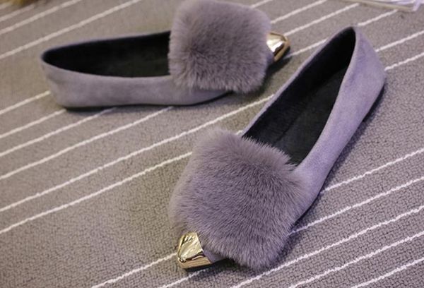 

women's shoes in spring and autumn flat bottom pointed end suede @2129, Black