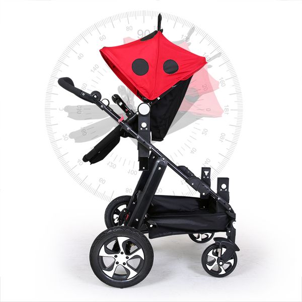 

twins baby stroller folding front and rear light newborn and toddler use twin carriage double seat 2 bassinets