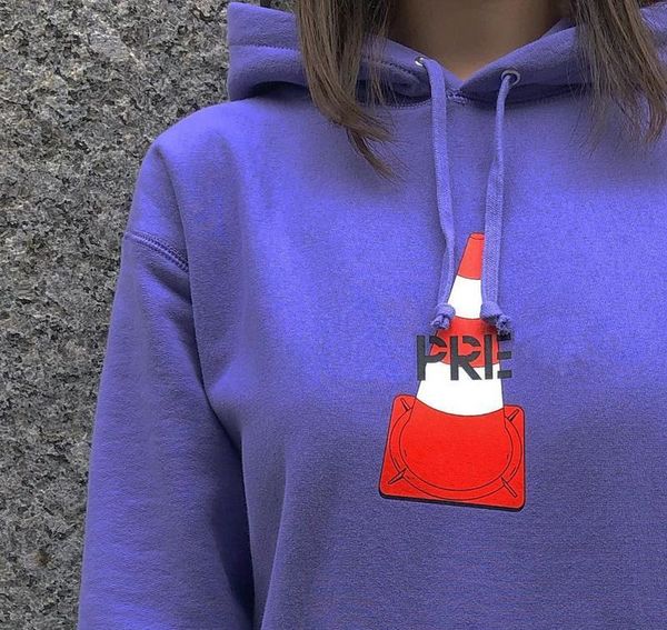 

19fw box logo cone hooded sweatshirt fashion men women couple hoodies hooded sweatshirt highstreet
