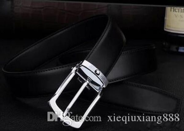 

2018 belt men's genuine leather belt designer mb buckle belts men luxury belts for men women fashion pin buckle, Black;brown