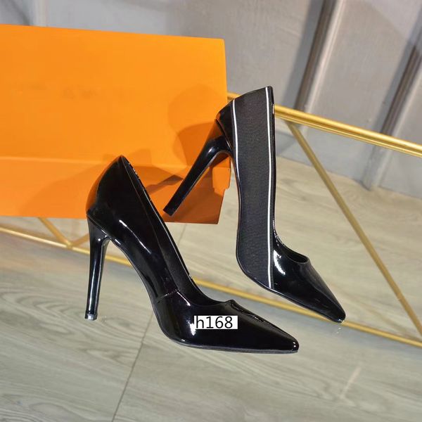 

wholesale designer shoes sneakers so kate styles high heels  cm genuine leather point toe size 37, Black