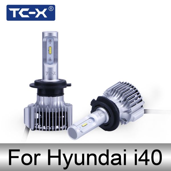 

tc-x led auto headlights for i40 cw (vf) h1 h7 h8 led high low beam foglight conversion kit bulb 2011 2012 2013-2017