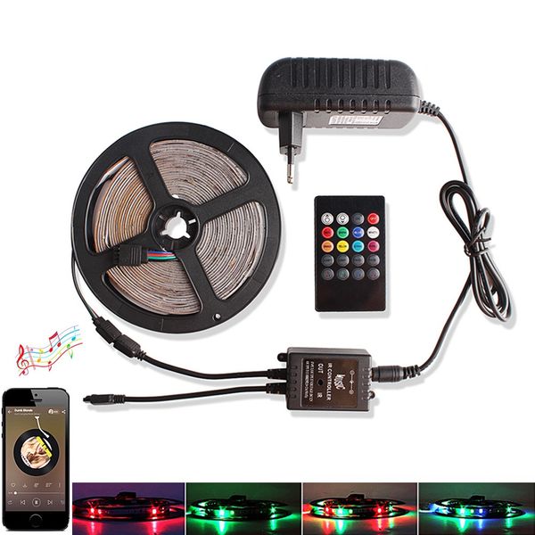 

мђзка / блђз лена rgb веодиодна лена 2835 5м dc 12v водонепѬониаема лена иѬа