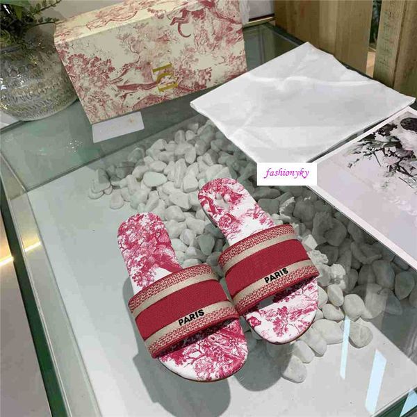 

lady leisure classic spring and summer stereo letter embroidery braids slippers stylish printed slippers, Black