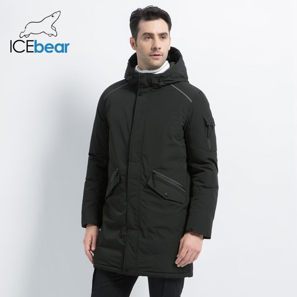 

2019 new winter coat simple casual coat design men's warm hooded brand fashion parkas jackets mwd18718d, Tan;black