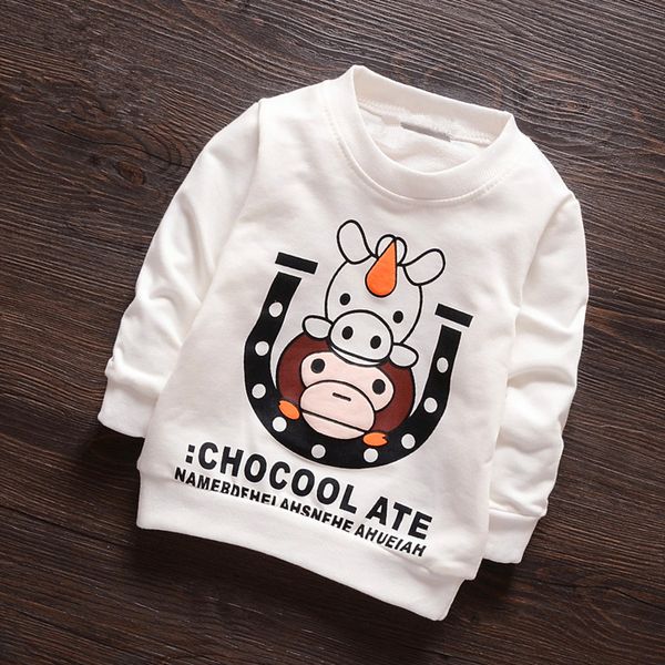 

anlencool 2019 children clothes 2-5 years male baby bottoming clothing spring cotton baby boy long-sleeved sweater primer shirt, Black