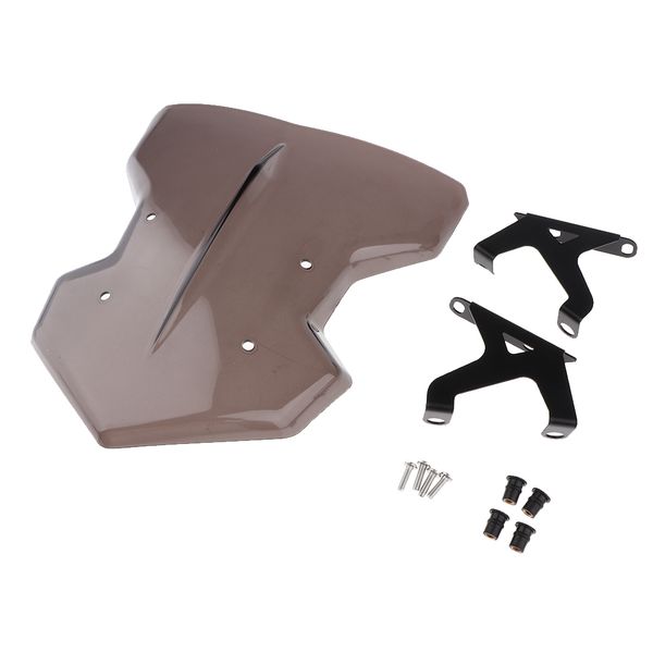 

front windscreen windshield screen w bracket for yamaha mt-09 fz-09