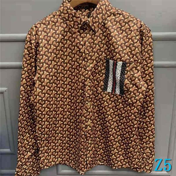 

mens shirts long sleeves striped pocket fashion brand casual shirts khaki with pattern print sweatshirt slim for mens coatz5, White;black