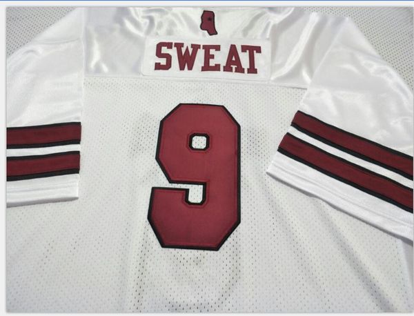 

custom men youth women mississippi state bulldogs montez sweat #9 football jersey size s-5xl or custom any name or number jersey, Black