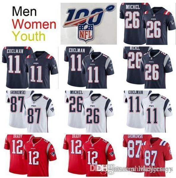 youth red julian edelman jersey